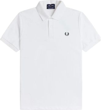 Fred Perry Hombre, Camisetas, Blanco, Talla: 2XS