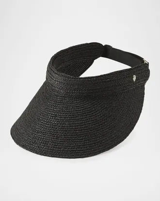Helen Kaminski Kirsten Rollable Raffia Visor