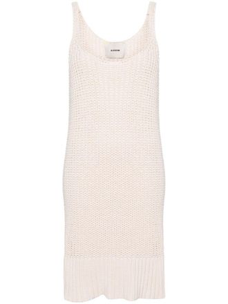 Áeron Murex chunky-knit mini dress - women - Pima Cotton - M - Pink