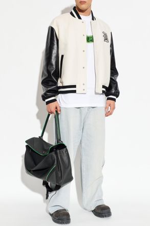 Balenciaga Insulated Bomber Jacket, Mens, White