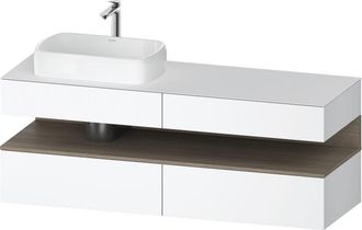 Duravit Qatego Consola Mueble Bajo Lavabo, 2 Extensiones, 2 - Duravit