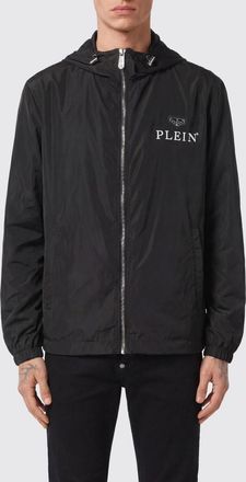 Philipp Plein Giacca a vento in tessuto tecnico con cappuccio e stampa logo