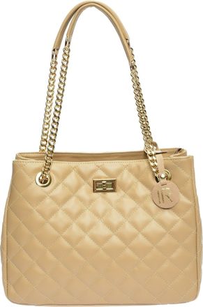 Isabella Rhea Beige Rundleer Tas