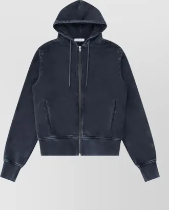 Entire studios cotton slim-fit zip-up hooded jacket