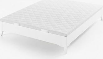 Colch&oacute;n Morfeo Canap&eacute; abatible blanco con patas, 105x200 cm, dise&ntilde;o slim