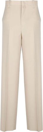 Lanvin Heren, Broeken, Wit, Maat: M Wol