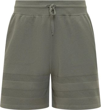 Givenchy Bermuda Shorts met Signature - Heren - Korte Broeken - Groen - S - Katoen - Korte Broeken