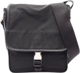 Prada Pre-owned Viaggio Borsa a tracolla in nylon e pelle Saffiano - - Pre-owned - Donna - Nero - ONE SIZE