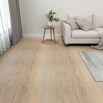vidaXL vidaXL Tavole per Pavimenti 55 pcs Marrone 5,11 m&sup2; PVC