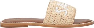 De Siena shoes Saint Tropez Slider - Dames - Sandalen - Beige - 40 EU - Leer - Schoenen