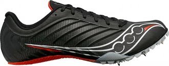 Saucony Mens Spitfire 5 Spike Shoes In Black Infrared
