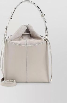 Giorgio Armani leather bucket shoulder bag