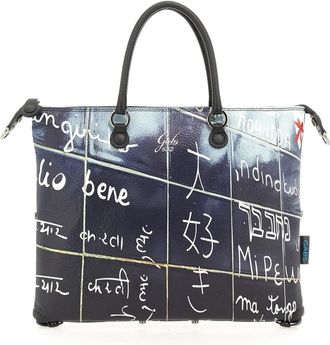 Gabs Omkeerbare Multicolor Reistas - Dames - Shoppers - Zwart - ONE Size - Katoen - Tassen