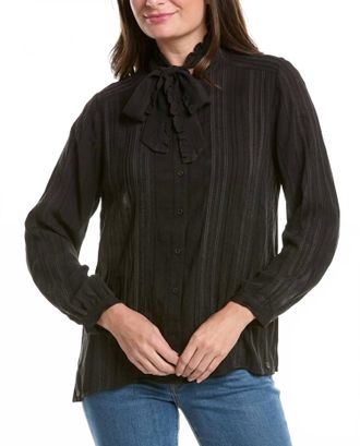 Johnny Was Ivania Shirt In Black