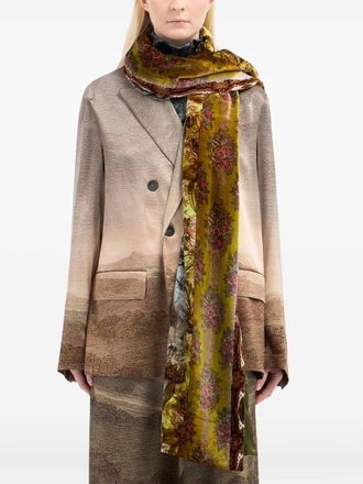 Pierre-Louis Mascia Foulard a fiori - Verde