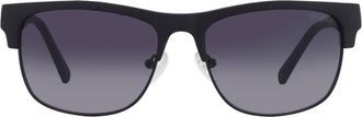 Guess Smoke Gradient Square Mens Sunglasses GF00023 02B 56