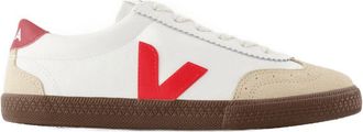 Veja Womens Volley Sneaker White Calfskin