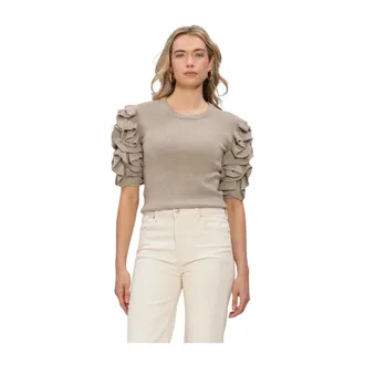 Object Object, Dames, Truien, Beige, Maat: XS