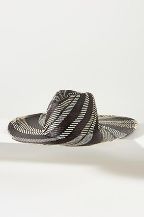 Van Palma Ema Stripe Straw Rancher