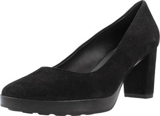 Geox D Walk Pleasure 60 - Dames - Pumps - Zwart - 36 EU - Leer - Schoenen