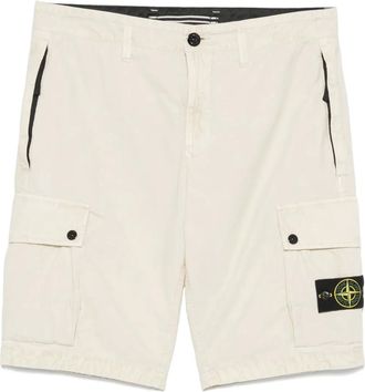 Stone Island cotton cargo shorts - men - Cotton - 32 - Neutrals