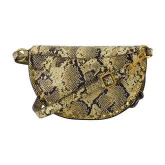Isabel Marant Womens Skano Belt Bag Beige Calfskin