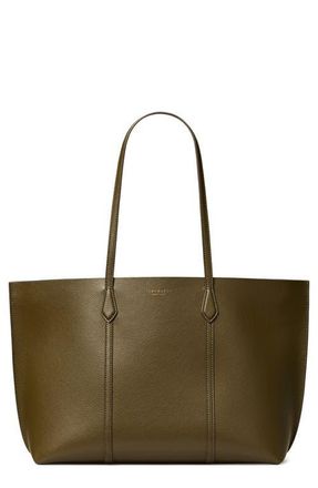 Tory Burch Perry Triple Compartment Leather Tote in Leccio at Nordstrom
