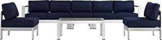 ModWay Shore 6-Piece Outdoor Patio Sectional Sofa Set