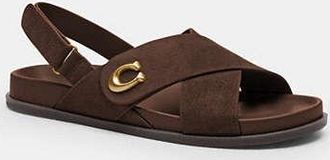 Coach Sculpted C Criss Cross Sandal