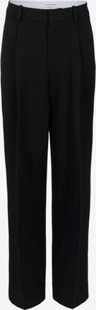 Victoria Beckham Gerade Hose aus Serge mit tiefem Bund