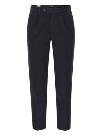 Re-hash pleated chino trousers - Blue