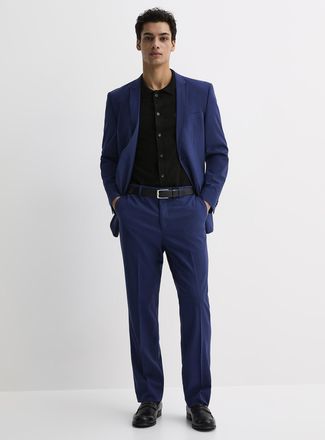 Le 31 Mens Minimalist wool-blend pant Berlin fit - Straight