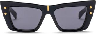 Balmain B - Eye Oversized Square Frame Sunglasses