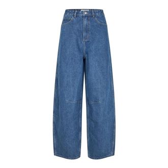 Lollys Laundry FloridaLL Trousers - female - Lollys Laundry - Loose Fit Jeans - Blue - L - Jeans