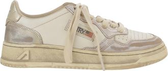 Autry Medalist Low Super Vintage Sneakers - Dames - Sneakers - Veelkleurig - 38 EU - Leer - Schoenen