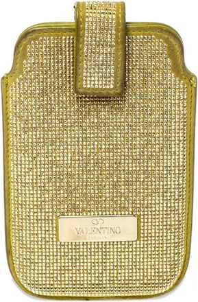 Valentino Garavani Cover per iPhone con strass - Verde