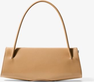 Michael Kors Anna Slim Leather Frame Bag