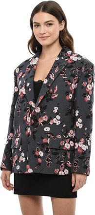Dsquared2 Multicolor Floral Notched Lapel Blazer
