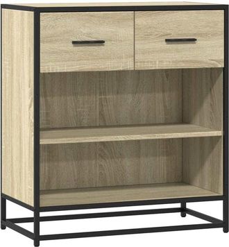 vidaXL Sideboard Sonoma Oak 68x35x76 cm Engineered Wood Vidaxl