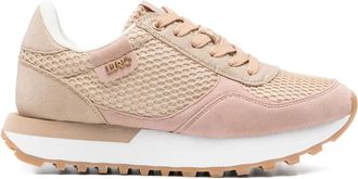 Liu Jo mesh-panel leather sneakers - Neutrals