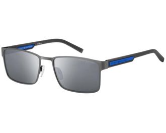 Tommy Hilfiger Silver Rectangular Mens Sunglasses TH 2087/S 0SVK/GK 57