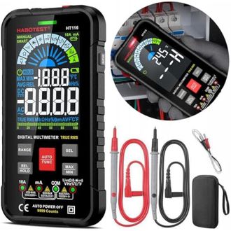 OEM Mult&iacute;metro Digital, Mult&iacute;metro Inteligente Ht116, Selecci&oacute;n Autom&aacute;tica De Rango, Pantalla A Color Trms, Mult&iacute;metro Para Pruebas El&eacute;ctricas De 1000 V