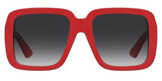 Moschino MOS180/S C9A/9O Womens Sunglasses Red Size 55