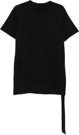 Rick Owens T-shirt con nodo laterale - Nero
