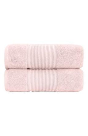 Modern Threads Air Cloud Oversized Bath Sheet - Set of 2 - White in Blush at Nordstrom Rack