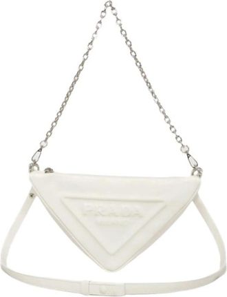 Prada Pre-owned Mini Bags, female, White, Size: ONE SIZE Pre-owned Mini Bag