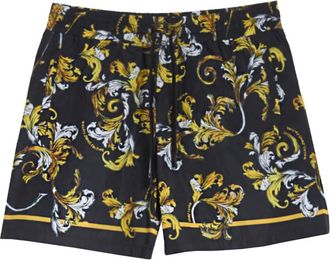 Versace Jeans Couture Barocco Print Elastische Taille Shorts - Heren - Korte Broeken - Veelkleurig - 3XL - Polyester - Korte Broeken