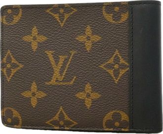 Louis Vuitton Black Brown Bill Wallet (Bi-Fold) (Pre-Owned)
