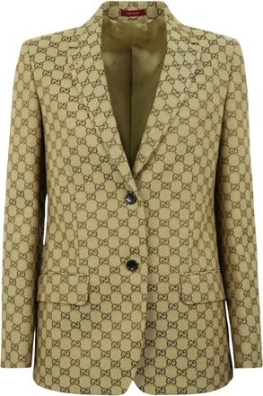 Gucci Chaqueta GG Canvas - Jackets - Mujer - Beige - S
