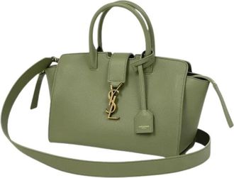 Saint Laurent Pre-owned Handbags, female, Green, Size: ONE SIZE Pre-owned Handbag